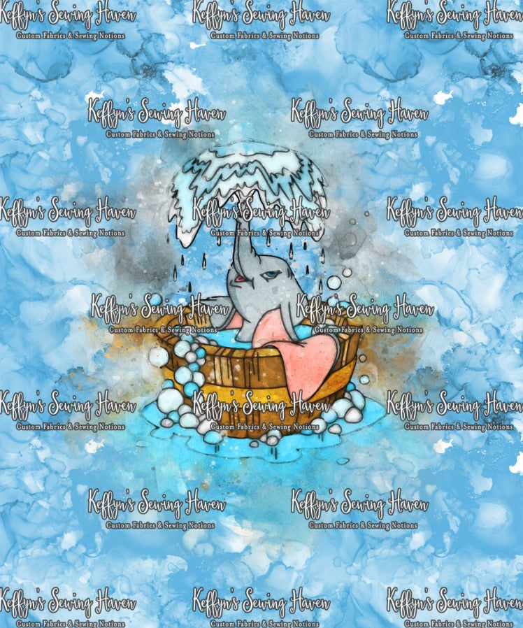 *BACK ORDER* Flying Elephant Watercolour Panels
