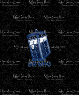 Dr Who 'Booth' ADULT Panel Canvas