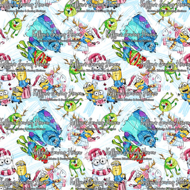 *BACK ORDER* Snowy Cartoon Xmas