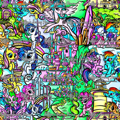 *BACK ORDER* Bright Ponies Scene