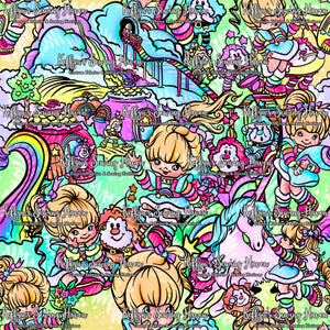 *BACK ORDER* 80's Rainbow Girl Scene