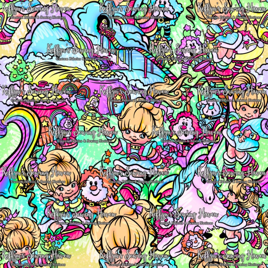 *BACK ORDER* 80's Rainbow Girl Scene