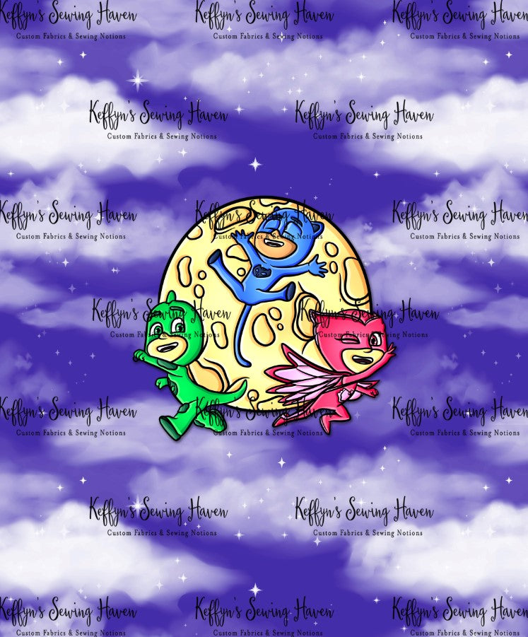 *BACK ORDER* Pyjama Heroes Scene Panels