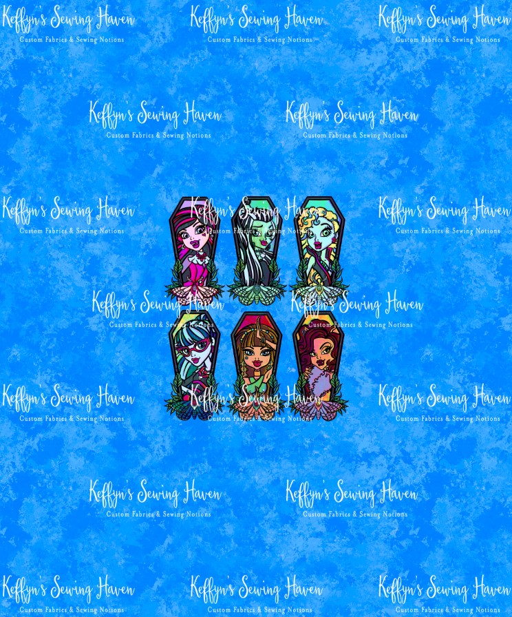 *BACK ORDER* Monster School Blue Frames Panels