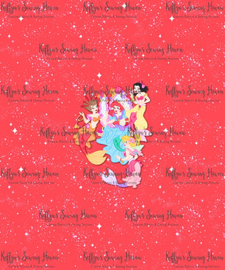 *BACK ORDER* Mermaid Princess Pastel Scene Panels