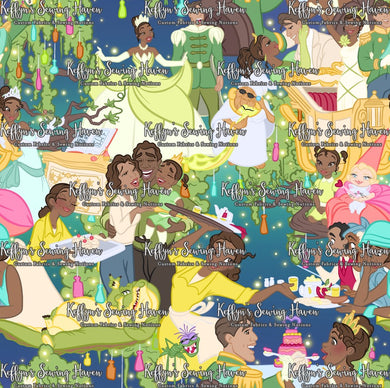 *BACK ORDER* Frog Princess Pastel Scene