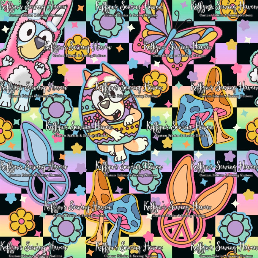 *BACK ORDER* Blue Dog Easter Checkers