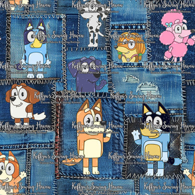 *BACK ORDER* Denim Blue Dog