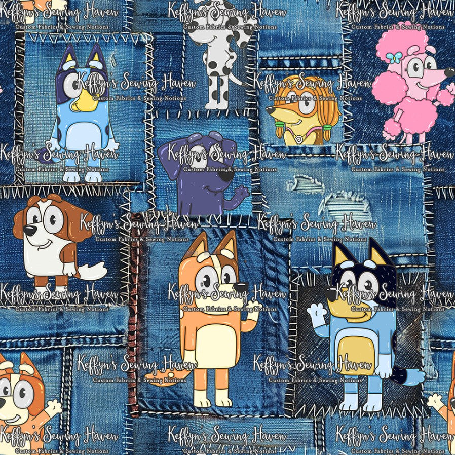 *BACK ORDER* Denim Blue Dog