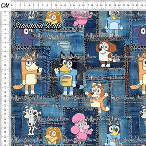 *BACK ORDER* Denim Blue Dog