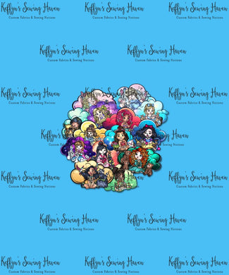*BACK ORDER* Baby Princesses Cloud Panels