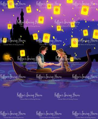 *BACK ORDER* Long Haired Princess 'Boat Scene' Panels