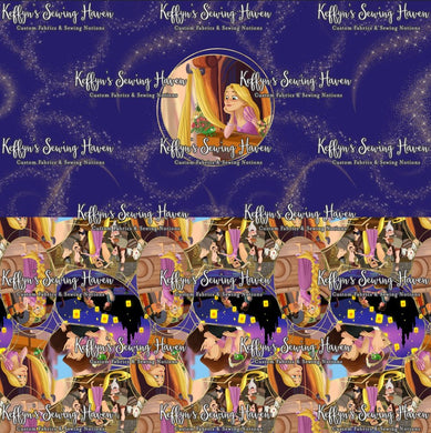 *BACK ORDER* Long Haired Princess 'Day Dreaming' Project Panel Small