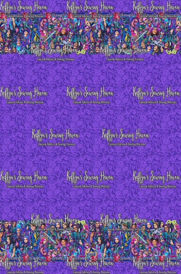 *BACK ORDER* Evil Kids Double Border Print