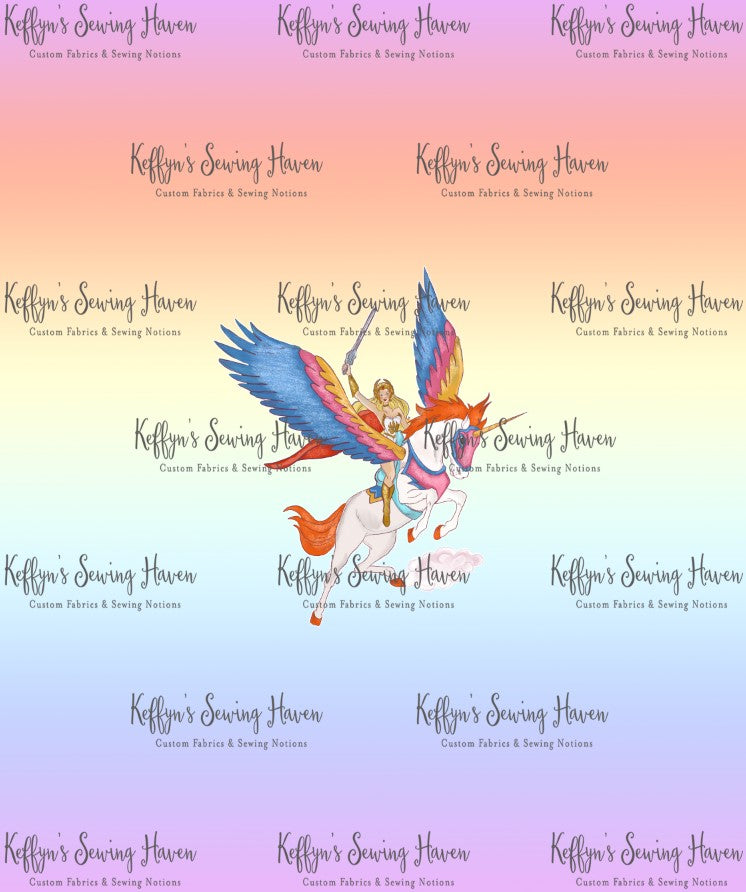 *BACK ORDER* 80's Powerful Princess 'Horse' Panels