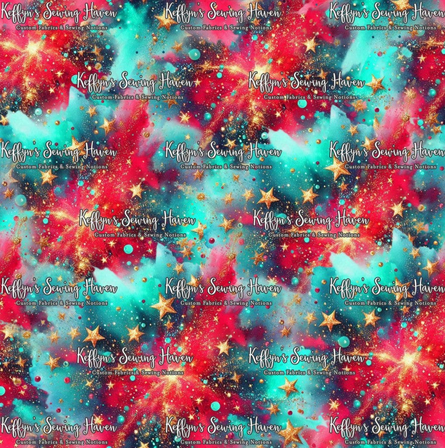 *BACK ORDER* Red & Teal Sparkles