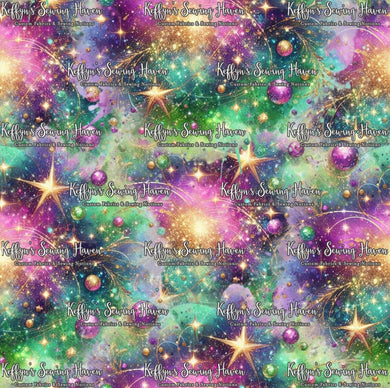 *BACK ORDER* Green & Purple Sparkles
