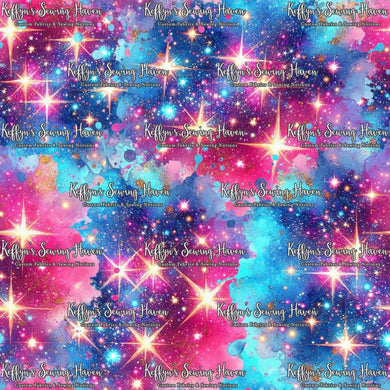 *BACK ORDER* Blue & Pink Sparkles