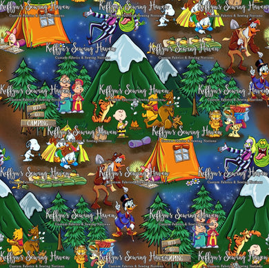 *BACK ORDER* HDD Camping Cartoons Scene