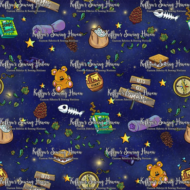 *BACK ORDER* HDD Camping Cartoons Elements BG1