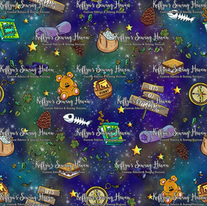 *BACK ORDER* HDD Camping Cartoons Elements BG2