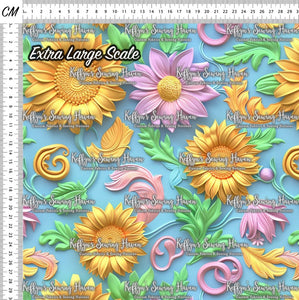 *BACK ORDER* 3D Pastel Sunflowers