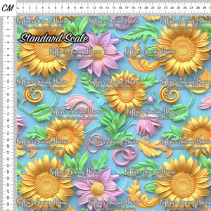 *BACK ORDER* 3D Pastel Sunflowers