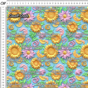 *BACK ORDER* 3D Pastel Sunflowers
