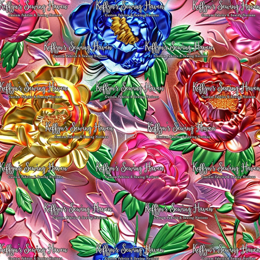 *BACK ORDER* 3D Iridescent Peonies 2