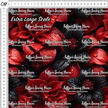 Load image into Gallery viewer, *BACK ORDER* 3D Black &amp; Red Flowers