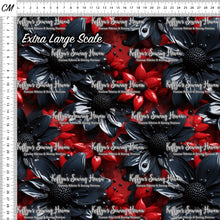 Load image into Gallery viewer, *BACK ORDER* 3D Black &amp; Red Daisy