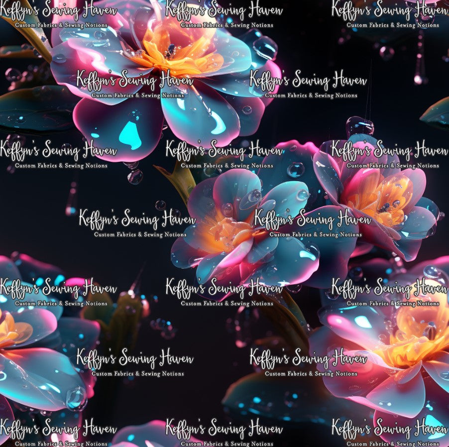 *BACK ORDER* 3D Glowing Flowers