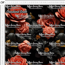 Load image into Gallery viewer, *BACK ORDER* 3D Black &amp; Peach Roses