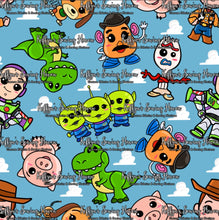 Load image into Gallery viewer, Toys Blue Main (Standard Scale) Cotton Woven