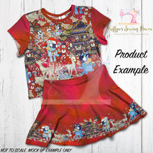 Load image into Gallery viewer, *BACK ORDER* Blue Dog Xmas Double Border Red