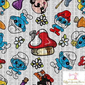 *BACK ORDER* Smurfs Chibi CLEAR VINYL