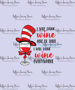 *BACK ORDER* Suess 'Wine' Panels