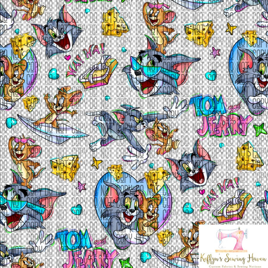 *BACK ORDER* Tom & Jerry CLEAR VINYL