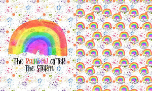 *BACK ORDER* VSC Rainbow After the Storm Toddler Blanket PLUSH Panel