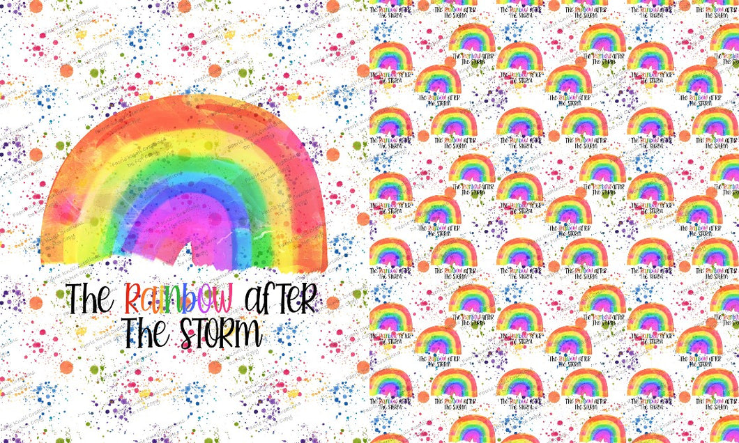*BACK ORDER* VSC Rainbow After the Storm Toddler Blanket PLUSH Panel