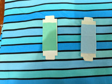 Load image into Gallery viewer, *BACK ORDER* Little Critters - Fox Blue 1cm Stripes