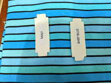 Load image into Gallery viewer, *BACK ORDER* Little Critters - Fox Blue 1cm Stripes