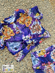 *BACK ORDER* Feline Fanatic's Purple Flowers