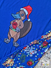 Load image into Gallery viewer, *BACK ORDER* Aussie Christmas Platypus Navy Panels