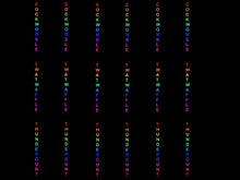 Load image into Gallery viewer, *BACK ORDER* Swear Pinstripe Twatwaffle Rainbow Text