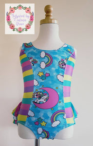 *BACK ORDER* Bright Unicorns Blue