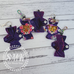 *BACK ORDER* Feline Fanatic's Purple Flowers