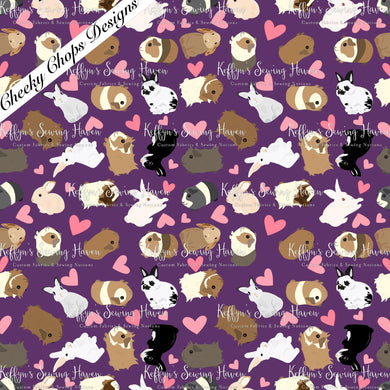 *BACK ORDER* CCD Guinea Pigs & Rabbits Purple