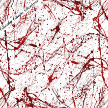 Load image into Gallery viewer, *BACK ORDER* CCD Blood Splatter White