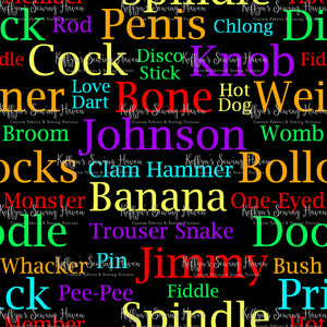 *BACK ORDER* Penis Names